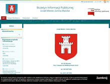 Tablet Screenshot of bip.wysoka.nowoczesnagmina.pl