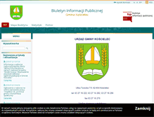 Tablet Screenshot of koscielec.nowoczesnagmina.pl