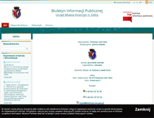 Tablet Screenshot of kostrzyn.nowoczesnagmina.pl